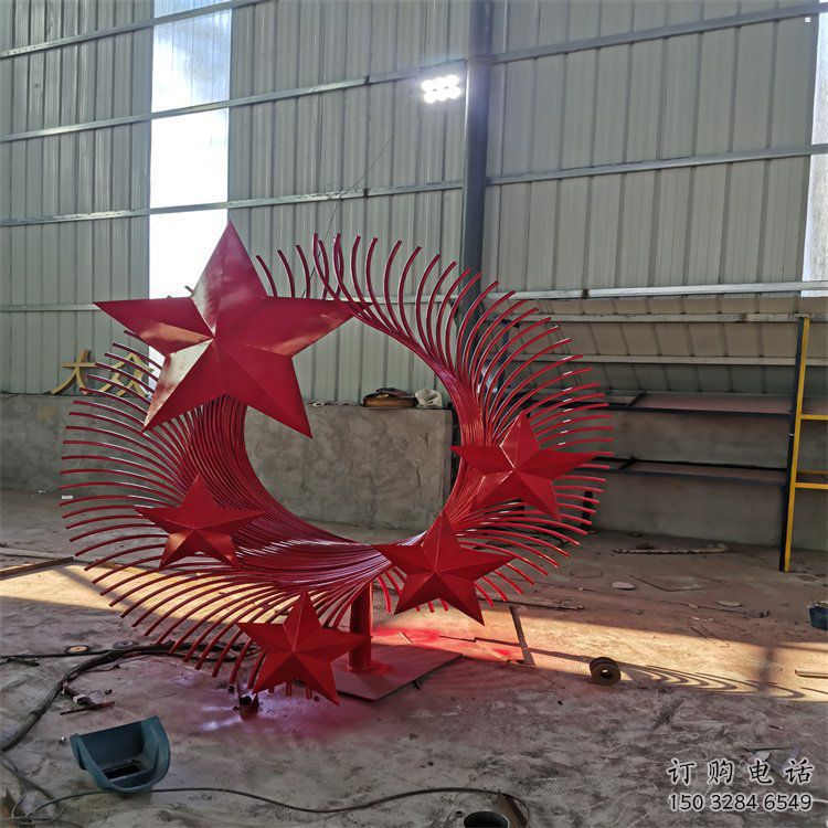 鏤空鳥翅雕塑承接，城市裝飾，大型不銹鋼鳥翅雕塑生產(chǎn)商