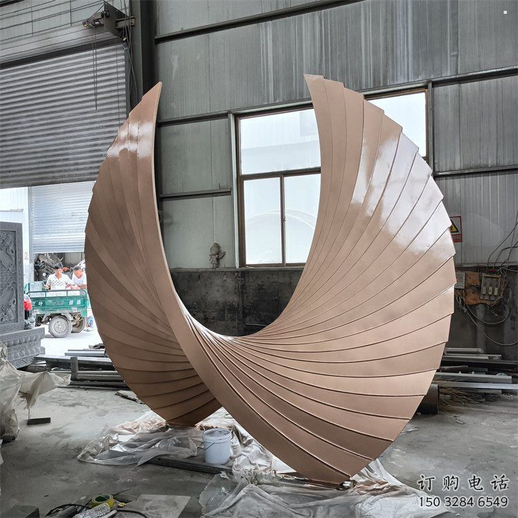羽翼雕塑工廠優(yōu)選，城市裝飾，景觀不銹鋼羽翼雕塑供給