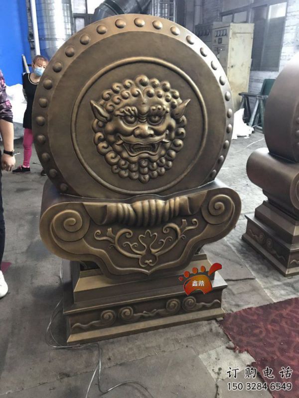 抱箍雕塑制造商，城區(qū)小品，銅抱箍雕塑制作定制