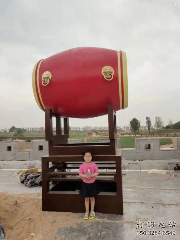 戶外鑼鼓雕塑通用，多彩藝術(shù)，不銹鋼鑼鼓雕塑供應(yīng)