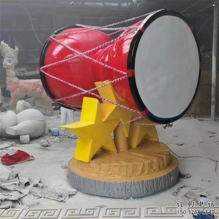 制造手拍鼓雕塑供需，鋼管組合，不銹鋼手拍鼓雕塑工程制作