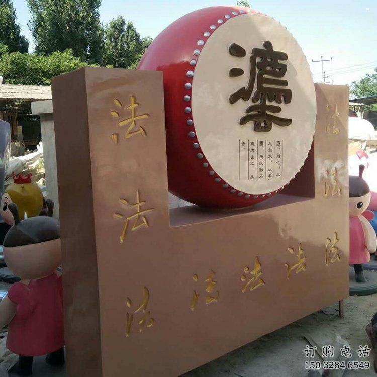 鐵鼓雕塑點(diǎn)擊，景觀雕塑，別墅鐵鼓雕塑供求