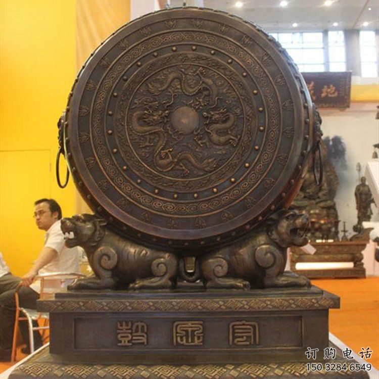 中式銅鼓雕塑定價(jià)，街頭雕塑，銅鼓雕塑工程制作精選