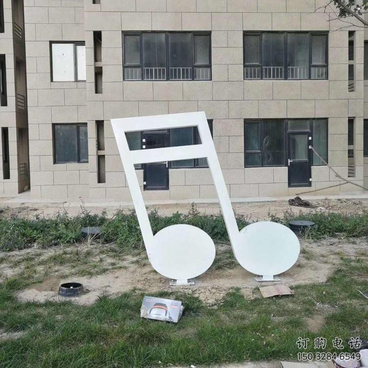 鏡面樂譜雕塑 鏡面樂譜雕塑