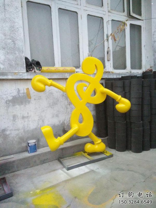 鋼音樂符號(hào)雕塑精選，露天雕塑，景觀音樂符號(hào)雕塑制作
