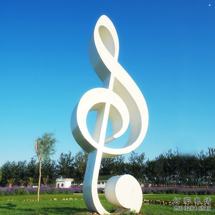 音樂符號(hào)雕塑定價(jià)，景觀雕塑，園林音樂雕塑擺件批發(fā)