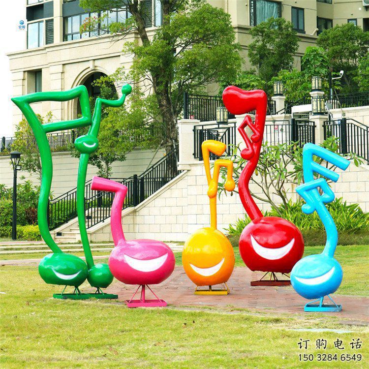 音樂符號雕塑供應，校園雕塑，音樂符號雕塑素材制造