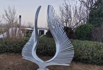 幼兒園翅膀雕塑，鐵藝文化雕塑，鑄造制作