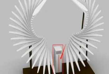 金屬天使之翼雕塑制作，城市裝飾，空間翅膀雕塑標(biāo)準(zhǔn)