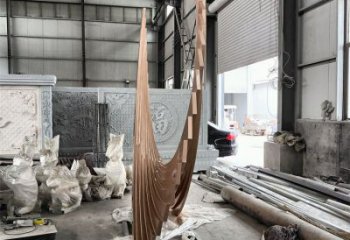 鋼鑄羽翼雕塑定價(jià)，街頭雕塑，烤漆不銹鋼羽翼雕塑定價(jià)