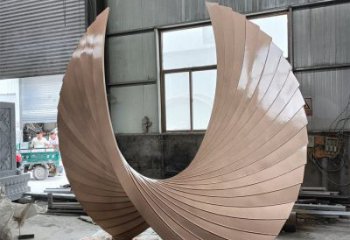 羽翼雕塑工廠優(yōu)選，城市裝飾，景觀不銹鋼羽翼雕塑供給
