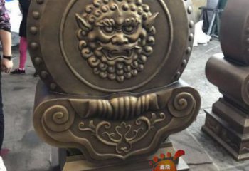 抱箍雕塑制造商，城區(qū)小品，銅抱箍雕塑制作定制