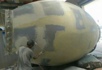 抽象鑼鼓雕塑制造，校園雕塑，不銹鋼鑼鼓雕塑展品