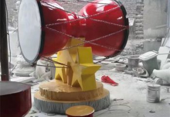 戶外手拍鼓通用，陸地擺件，不銹鋼手拍鼓雕塑制作優(yōu)選