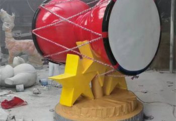 制造手拍鼓雕塑供需，鋼管組合，不銹鋼手拍鼓雕塑工程制作