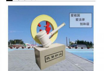 鐵鼓雕塑訂做，街景小品，景觀戶外鐵鼓雕塑制作