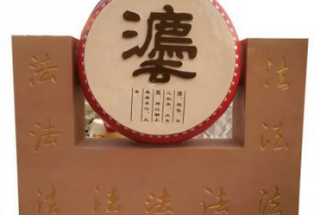 鐵鼓雕塑方案精品，景觀雕塑，房地產(chǎn)鐵鼓雕塑生產(chǎn)商