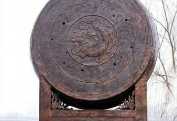 銅鼓雕塑建筑通用，街頭雕塑，企業(yè)銅鼓雕塑標準