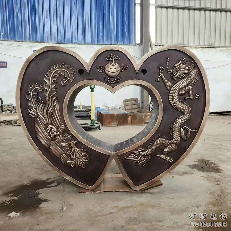 房地產(chǎn)連心鎖雕塑精品，標(biāo)識(shí)雕塑，小區(qū)連心鎖雕塑供給