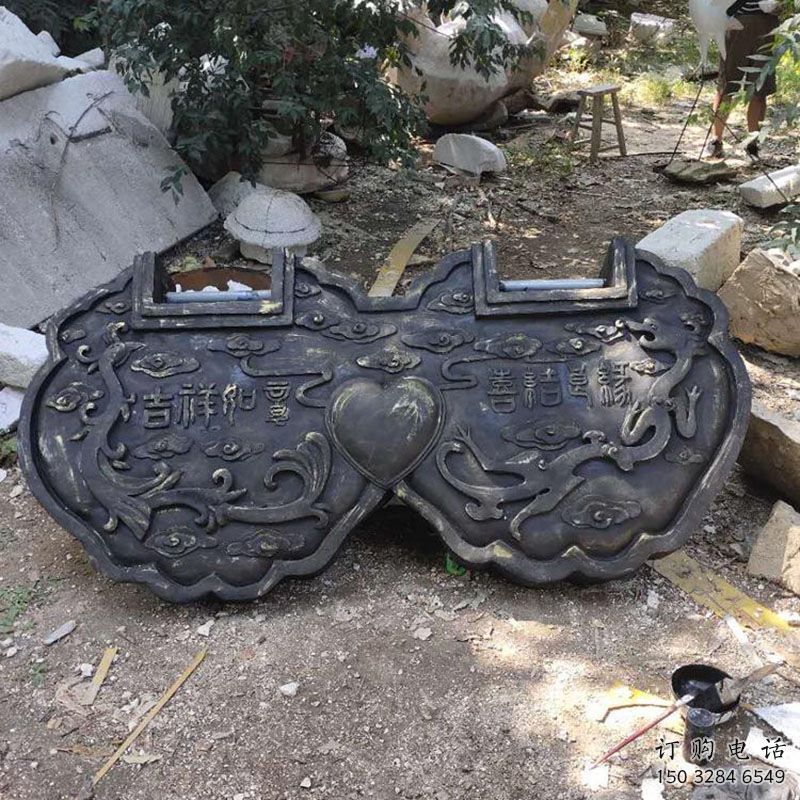 室外銅鎖子雕塑展品，公園小品，城市銅鎖子雕塑供需