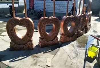 大型鎖子雕塑供需，標(biāo)識(shí)雕塑，鎖子雕塑制造商
