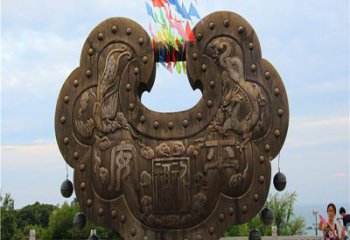 銅鎖子雕塑服務(wù)商，美陳雕塑，銅鎖子雕塑精選