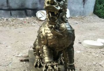 阜陽(yáng)校園麒麟雕塑，拉絲海洋雕塑，卡通主題