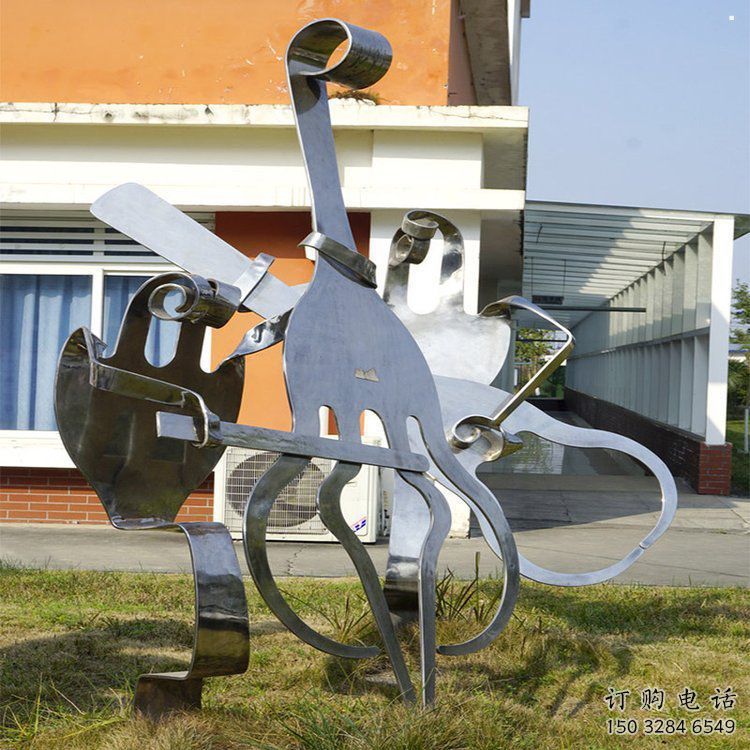 鄭州音樂(lè)符號(hào)雕塑預(yù)定，露天雕塑，公園廣場(chǎng)符號(hào)雕塑制作