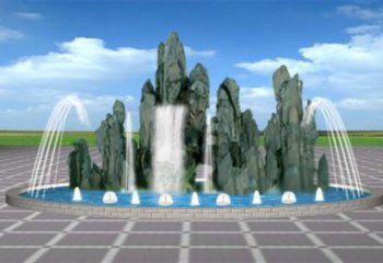 綏化電影變頻噴泉雕塑，水景噴泉雕塑承接