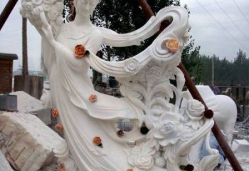 蘇州公園天女散花雕塑