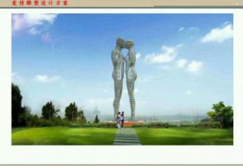 城西鏤空人物雕塑承接，陸地?cái)[件，鐵藝字母人物雕塑制造商