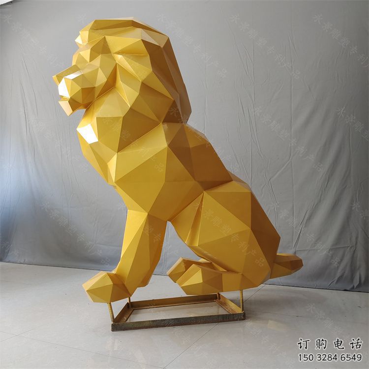 運(yùn)城獅子雕塑服務(wù)商，動(dòng)物雕塑，不銹鋼獅子雕塑制作