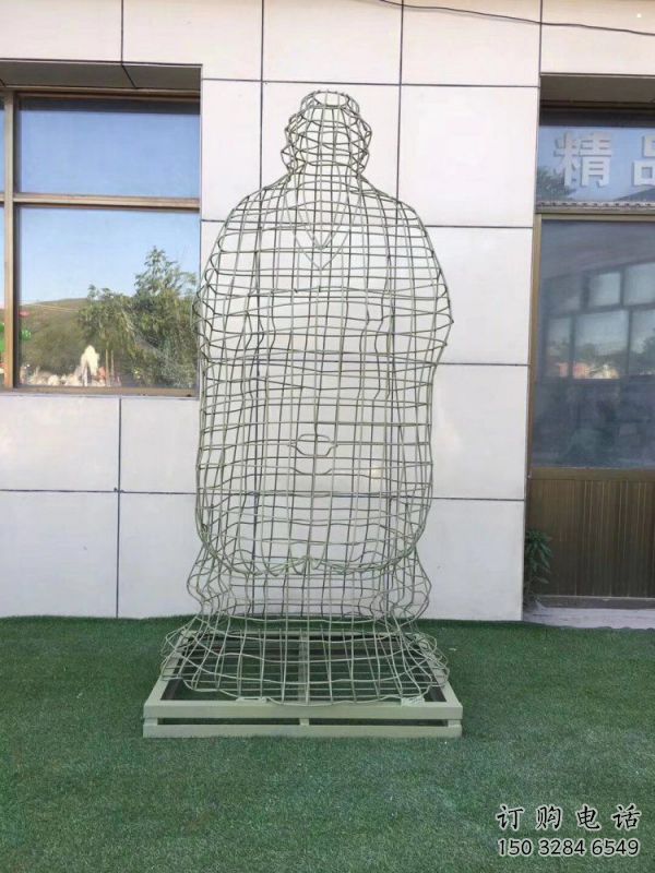 樂(lè)山鏤空孔子雕塑訂做，景區(qū)雕塑，鐵藝古代人物雕塑定價(jià)
