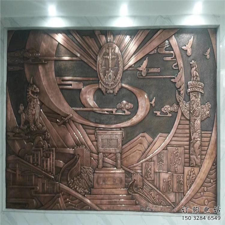 哈密廣場浮雕定價(jià)，村標(biāo)概念，鍛銅浮雕廠家選用