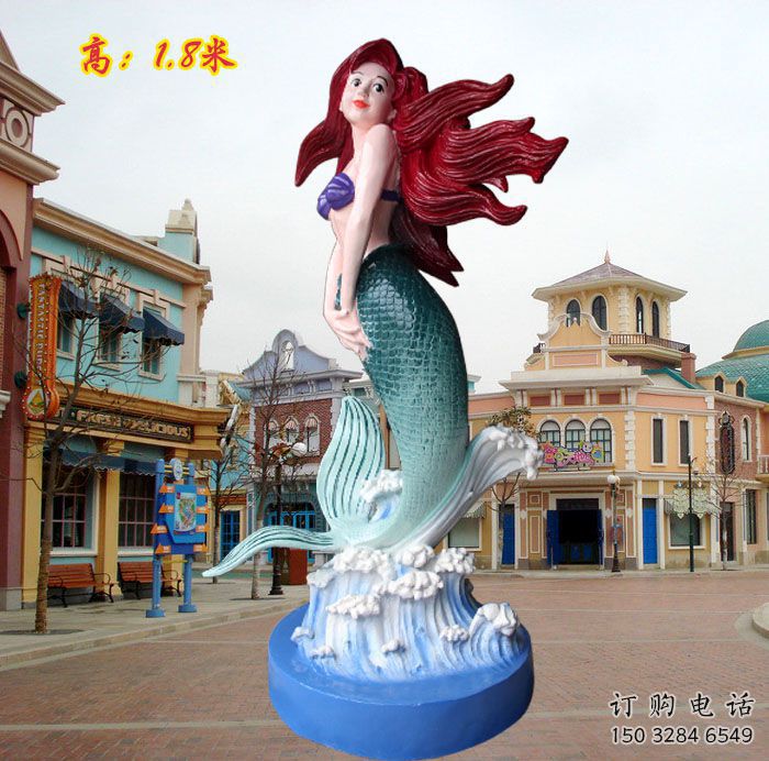 哈密水景美人魚雕塑 哈密水景美人魚雕塑