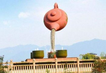 太原公園天壺雕塑工廠，不銹鋼材質(zhì)，圓雕形式