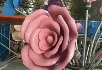 昌都牡丹花雕塑工廠優(yōu)選，城市裝飾，牡丹花花朵雕塑供給