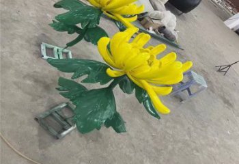 嘉黎景區(qū)菊花雕塑優(yōu)選，圓雕體系，城市菊花雕塑選定