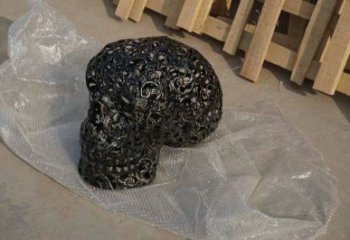 當雄酒店骷髏雕塑