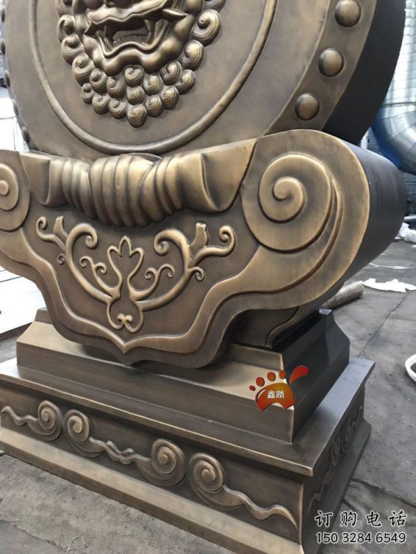 巴音郭楞抱箍鑄造觀賞型，露天雕塑，鑄銅抱箍雕塑訂做