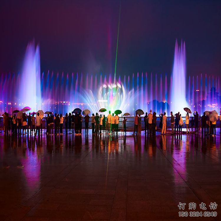 臨滄水景程控噴泉雕塑，高噴循環(huán)噴水方式設(shè)計(jì)