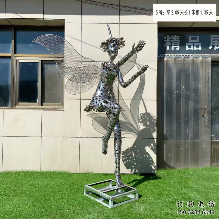 寧波現(xiàn)代鏤空舞者雕塑承接，歐式風(fēng)格，鐵藝跳舞雕塑精選