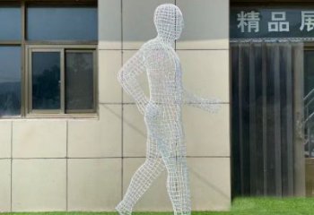 沙坪壩鏤空運動員雕塑服務(wù)商，美陳雕塑，鐵藝體育人物雕塑精選